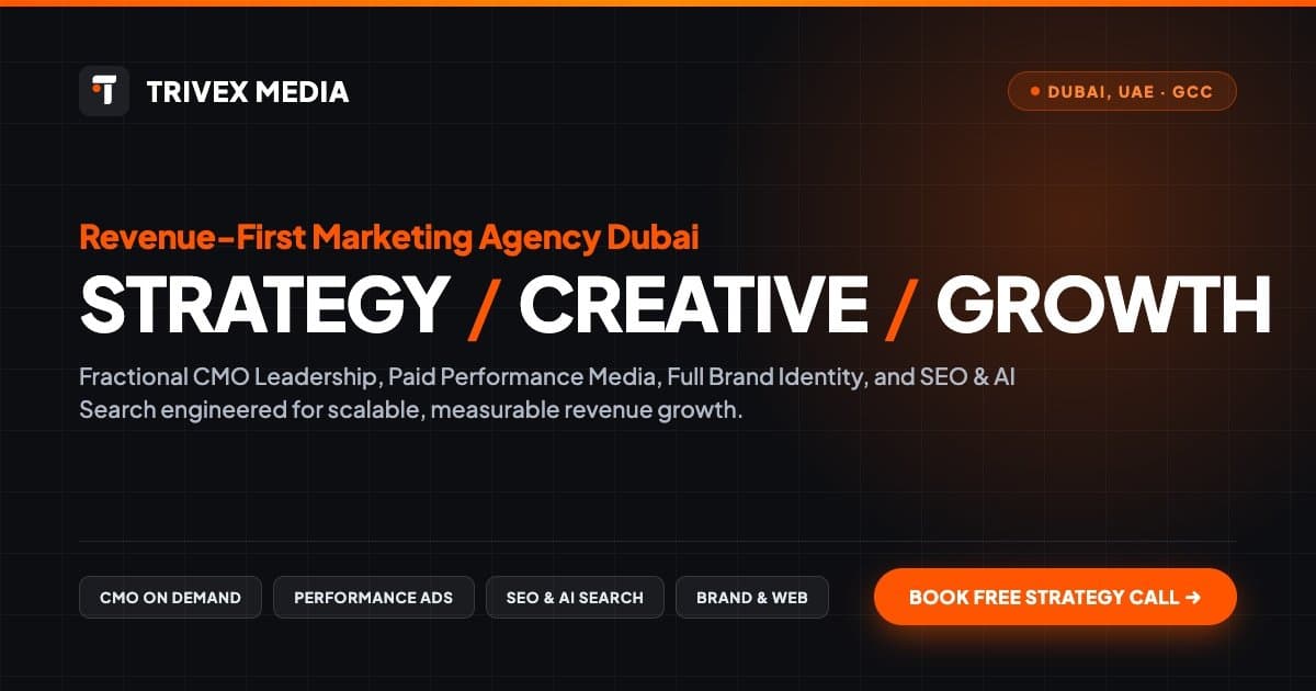 TRIVEX MEDIA — DUBAI GROWTH AGENCY